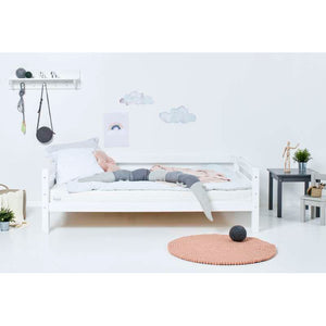 Hoppekids ECO Luxury Juniorsäng 120x200 cm - Vit