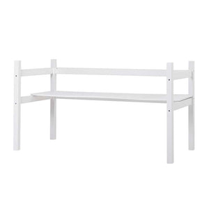 Hoppekids lång bordplatta till ECO Luxury och ECO Dream hög säng 90x200 cm - Vit