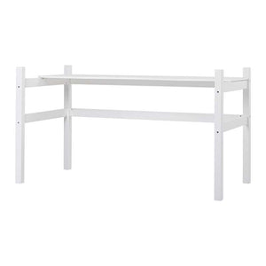 Hoppekids lång bordplatta till ECO Luxury och ECO Dream hög säng 90x200 cm - Vit