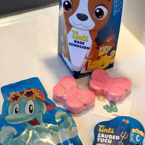 Tinti Elefantens Bad - Pakke m. 3 dele