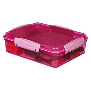 Sistema Matlåda - Snack Attack - 3 Fack - 975 ml - Rosa