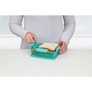 Sistema Matlåda - Snack Attack - 3 Fack - 975 ml - Mintgrön