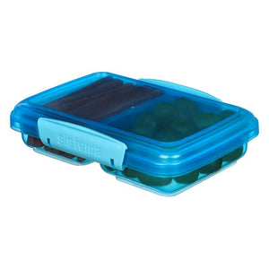 Sistema Snackbox - Small Split - 350 ml - Blå