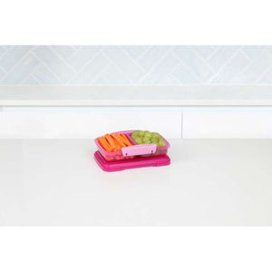 Sistema Snackbox - Small Split - 350 ml - Rosa