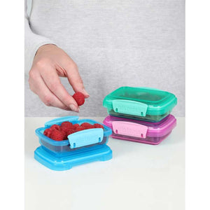 Systembehållare för matförvaring - 3-pack - Lunchpaket - 200 ml - Ass.
