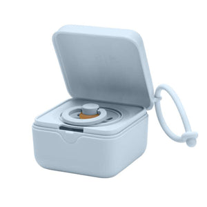 BIBS Accessories Pacifier Box - Nappbox m. Plats för 3 Nappar - Baby Blue