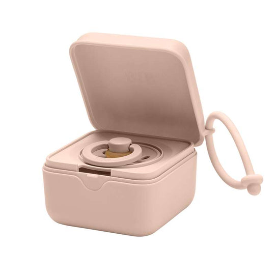 BIBS Accessories Pacifier Box - Nappbox m. Plats för 3 Nappar - Blush