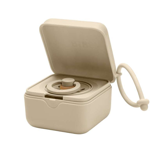 BIBS Accessories Pacifier Box - Nappbox m. Plats för 3 Nappar - Vanilla