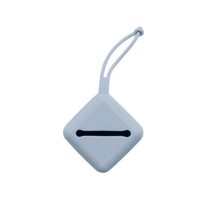 BIBS Accessories Napphållare - Silikon - Nappbox med plats för 3 nappar - Dusty Blue