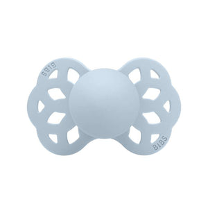 BIBS Symmetrisk Infinity Napp - Stl 2 - Silikon - Baby Blue