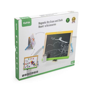 Kid'oh Magnetisk whiteboard og kridttavle med tilbehør