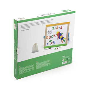 Kid'oh Magnetisk whiteboard og kridttavle med tilbehør