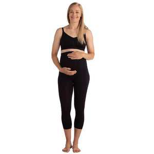 Carriwell Graviditetsleggings 3/4 - Svart