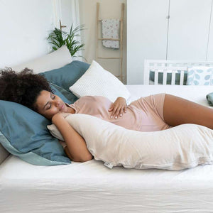 Doomoo Amnings-gravidkudde Muslin Beige