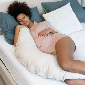 Doomoo Amnings-gravidkudde Muslin Beige