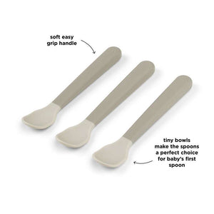 Done by Deer Foodie Easy-Grip Babyske - 3-Pak - Sand