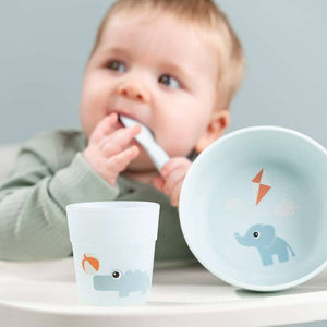 Done by Deer Foodie Første Spisesæt - Playground - Blå
