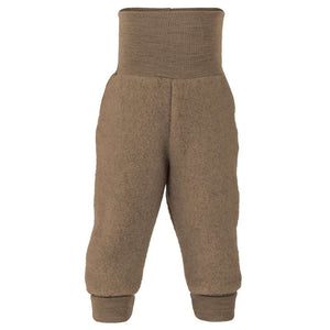 Engel Natur Baby Bukser - Uldfleece - Walnut Melange