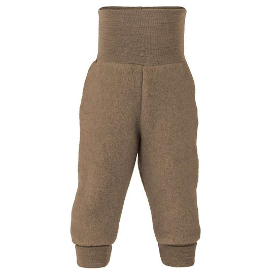 Engel Natur Baby Bukser - Uldfleece - Walnut Melange