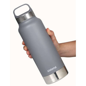 Sistema Termoflaska - Rostfritt Stål - 1L - Grey