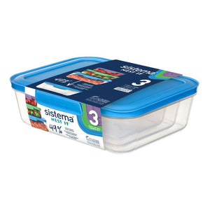 Sistema Nest It 3-pack - 600 ml, 1 L, 1,5 L - Blandade.