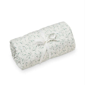 Cam Cam Copenhagen Quilted Babytæppe - OCS - Green Leaves