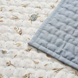 Cam Cam Copenhagen Quilted Babytæppe - OCS - Sea Garden