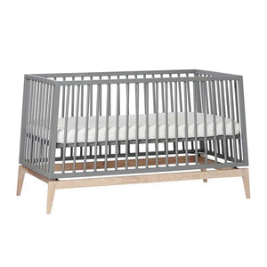 Leander Luna babysäng 70x140 cm - Grå/Ek