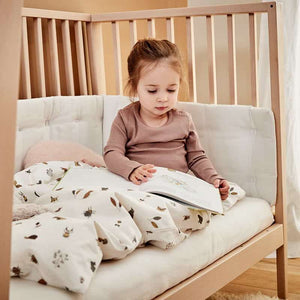 Leander Lakan 60x115 cm för babysäng - Organic - 2 pk - Snow
