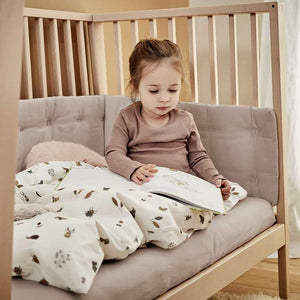 Leander Lakan 60x115 cm för babysäng - Ekologisk - 2 pk - Cappuccino
