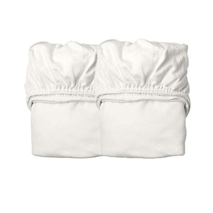 Leander Lakan 60x115 cm för juniorsäng - Ekologisk - 2 pk - Snow