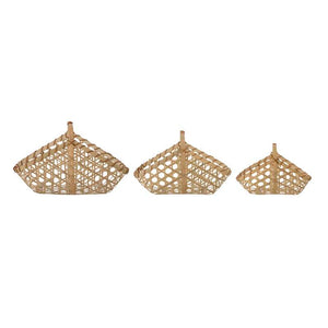 Bloomingville Lysia Kurvset med 3 korgar - Natur (Bambu)