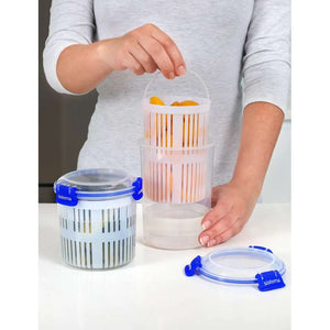 Sistema Round Klip It Plus - 1L - Blå