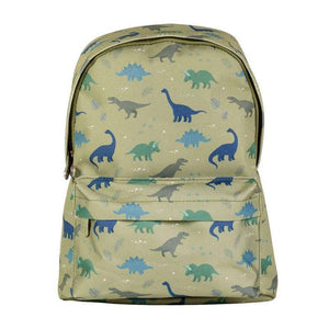 A Little Lovely Company Barnryggsäck - Dinosaur - Oliven