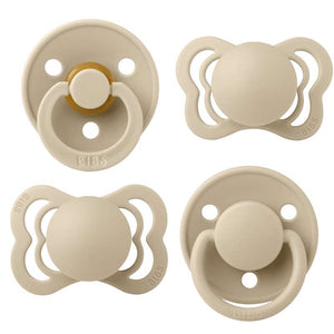 BIBS Try-It Collection - 4 Olika Nappar - Stl 1 - Vanilla