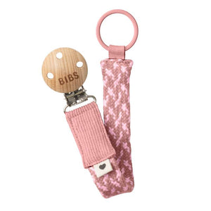 BIBS Accessories - Paci Braid Nappsnöre - Dusty Pink/Baby Pink