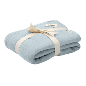 BIBS Sleep - Muslin Bärsjal - 120x120 cm. - Baby Blue