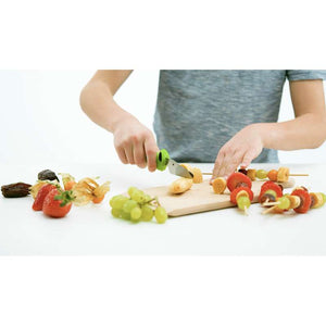 Kinderkitchen Barnkockknivset 2 st. - grön/blå