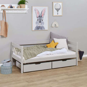 Hoppekids Låd-set på hjul - 2 st. - Dove Grey