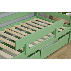 Hoppekids Sängskena till ECO Comfort Juniorsäng - Pale Green