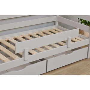 Hoppekids Låd-set på hjul - 2 st. - Dove Grey