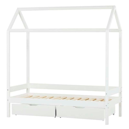 Hoppekids ECO Comfort Hussäng 70x160 med lådor - Vit