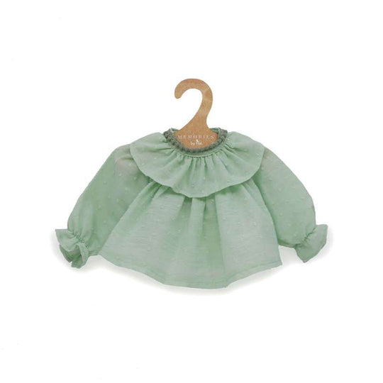 Memories by Así Dockkläder - 43-46 cm. - Skjorta med krage - Mint
