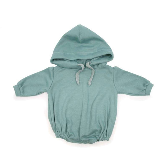 Memories by Así Dockkläder - 43-46 cm. - Långärmad body - Antikgrön