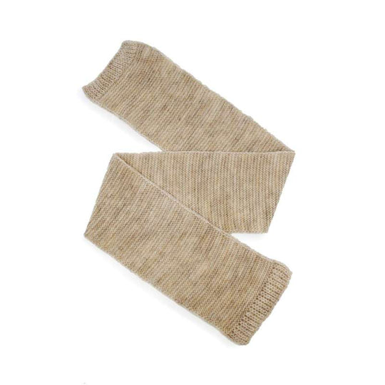 Memories by Así Dockkläder - 43-46 cm. - Stickad halsduk - Sand