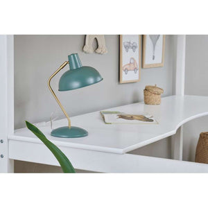 Hoppekids ECO Luxury Hög säng 90x200cm med bordsplatta - Vit