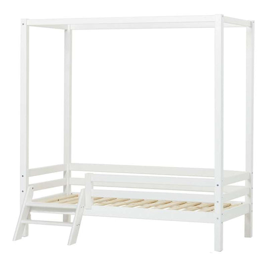 Hoppekids ECO Dream Himmelssäng med trappa 70x160 cm, Vit