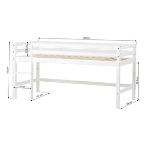 Hoppekids ECO Dream Halvhög modul 90x200 - Pale Rose