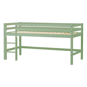 Hoppekids ECO Dream halvhög säng - Delbar - Pale Green - 90x200 cm