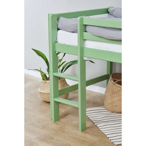 Hoppekids ECO Dream halvhög säng - Delbar - Pale Green - 90x200 cm